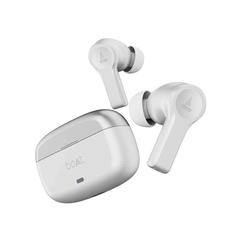 boAt Nirvana Lucid w/ 32 dB ANC, Multi-Point Connectivity, in-Ear Detection, 60HRS Playback, Hearables App, 4 Mics ENx, IPX5 Truly Wireless in Ear Earbuds, TWS Ear Buds(Zinc White) boAt Nirvana Lucid w/ 32 dB ANC, Multi-Point Connectivity, in-Ear Detection, 60HRS Playback, Hearables App, 4 Mics ENx, IPX5 Truly Wireless in Ear Earbuds, TWS Ear Buds(Zinc White)
