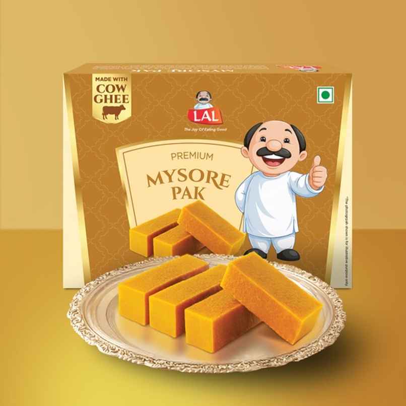 Lal Pure Cow Ghee Mysore Pak