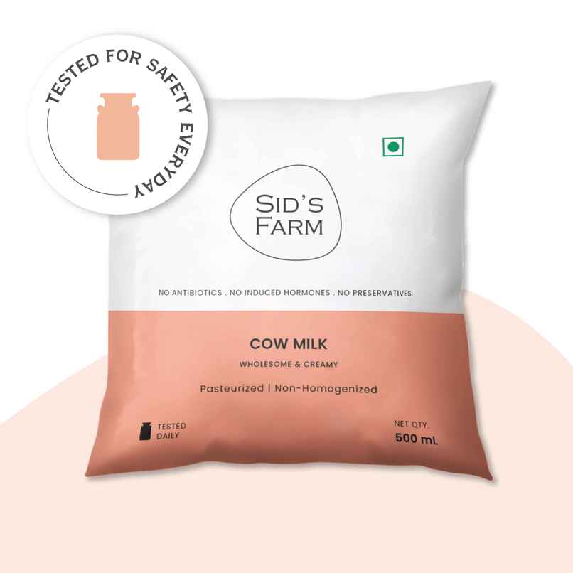 Sid's Farm Tested Cow Milk (No Antibiotics . No Hormones . No Preservatives) Sid's Farm Tested Cow Milk (No Antibiotics . No Hormones . No Preservatives)