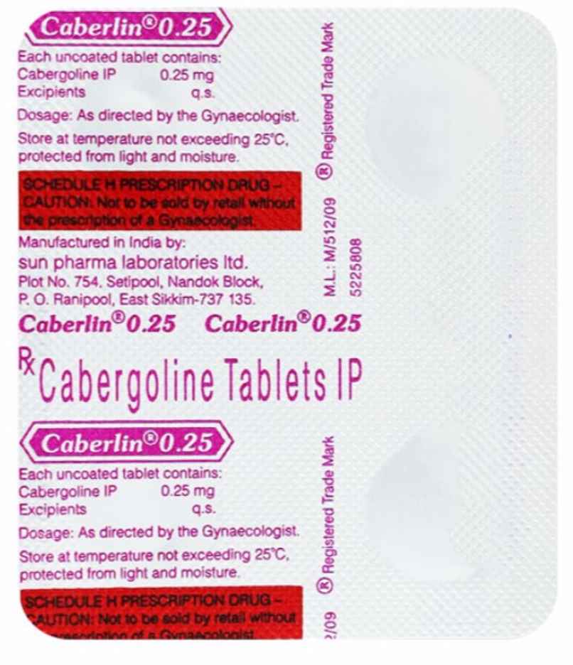 Caberlin 0.25 Tablet