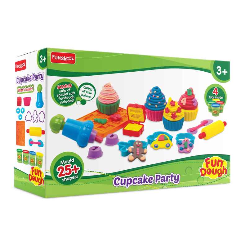 Fundough Cupcake, Play Dough, Child-Safe Clay