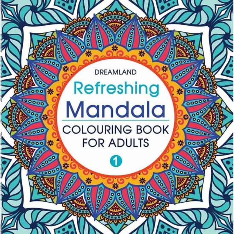 Refreshing Mandala Colouring Book for Adults-1|Mandala Art Designs|Peace, Relaxation & Creativity