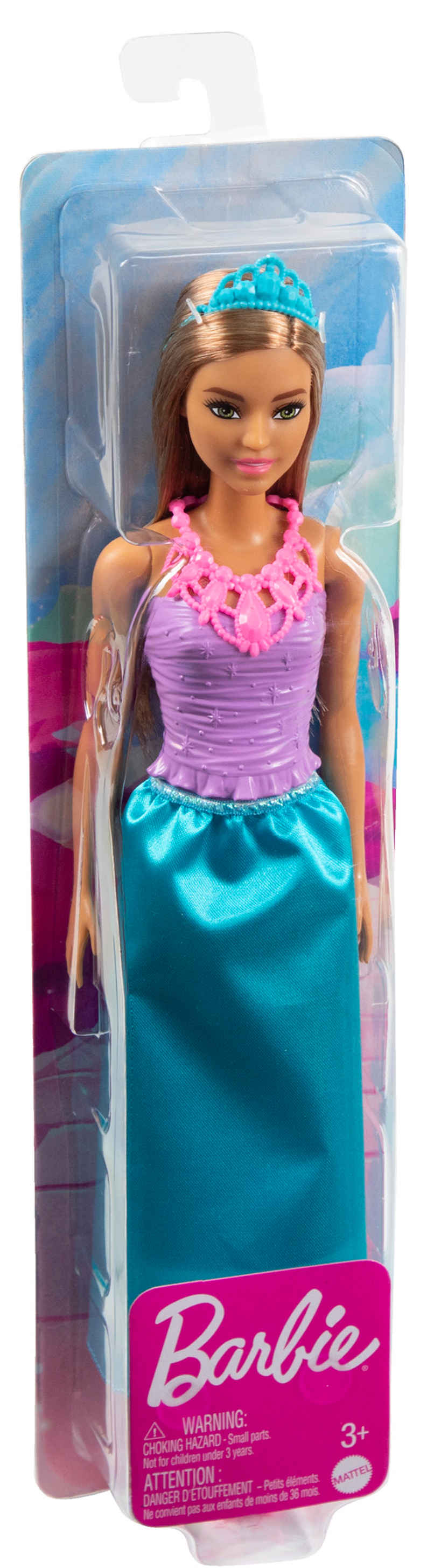 Barbie Dreamtopia Princess Doll Brunette Blue Skirt and Tiara Barbie Dreamtopia Princess Doll Brunette Blue Skirt and Tiara