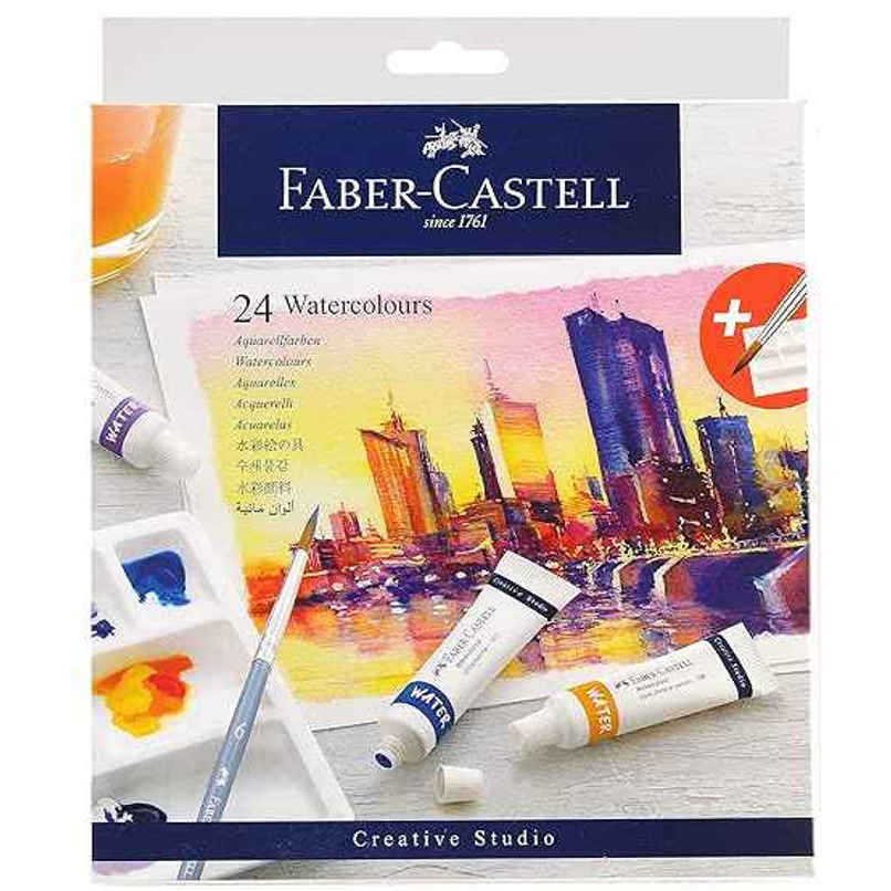 Faber-Castell 169624 Creative Studio Watercolours | 9 ml Faber-Castell 169624 Creative Studio Watercolours | 9 ml
