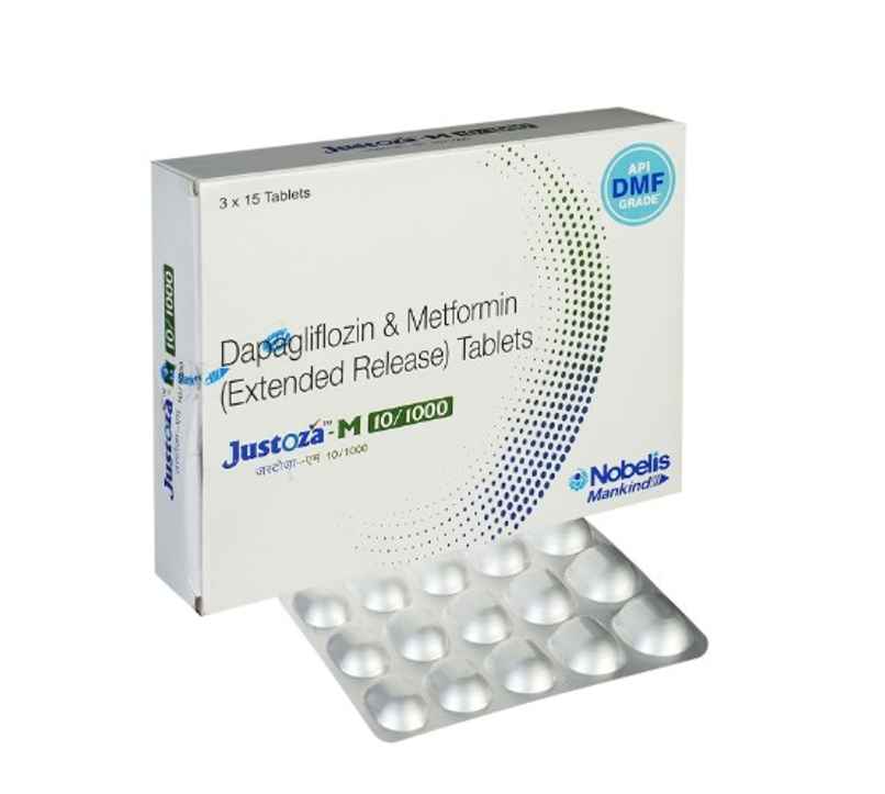 Justoza-M 10/1000 Tablet ER Justoza-M 10/1000 Tablet ER