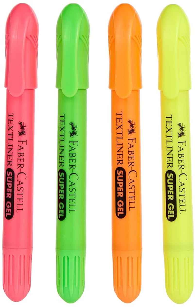 Faber-Castell 552705 Textliner Super Gel Crayon | Assorted Blister Faber-Castell 552705 Textliner Super Gel Crayon | Assorted Blister