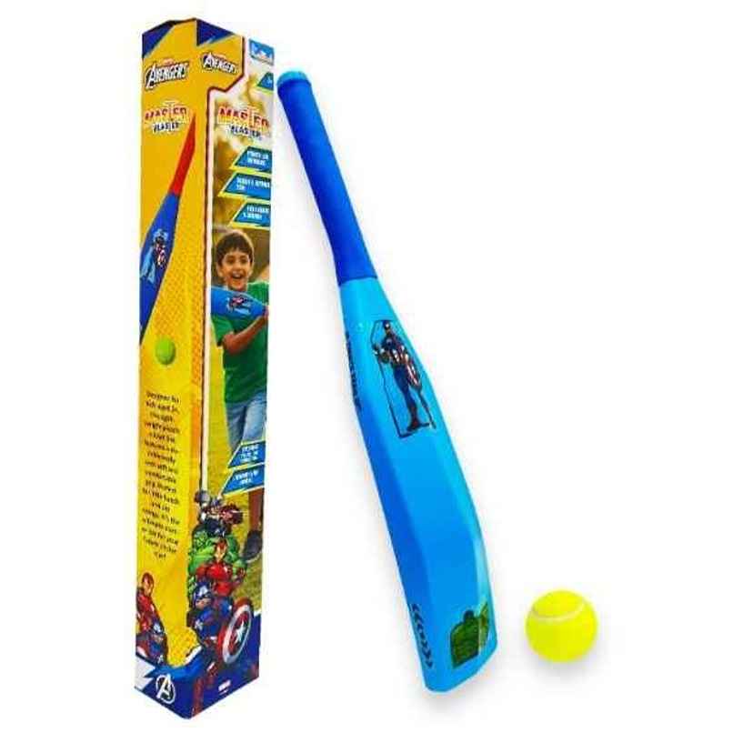 Kriiddaank Avenger Master Blaster - Cricket Bat & Ball Set with Marvel Avengers Graphics 3+ Years Kriiddaank Avenger Master Blaster - Cricket Bat & Ball Set with Marvel Avengers Graphics 3+ Years
