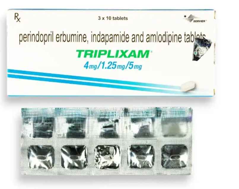 Triplixam 4mg/1.25mg/5mg Tablet Triplixam 4mg/1.25mg/5mg Tablet