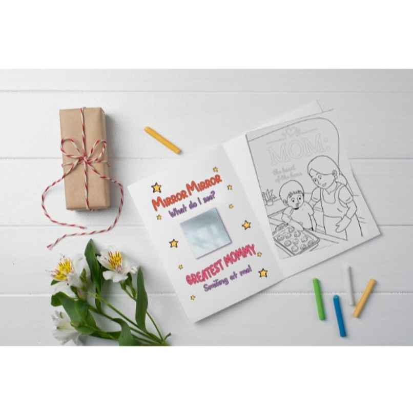 Mirror Greatest Mommy Greeting Card | Mad Over Print Mirror Greatest Mommy Greeting Card | Mad Over Print