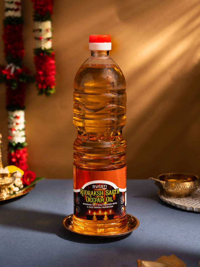 Svasti Sapta Deepam Rudraksh Oil | 900 ml