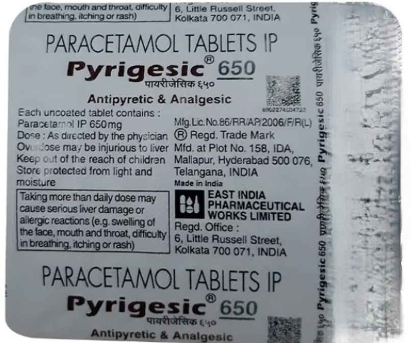 Pyrigesic 650 Tablet
