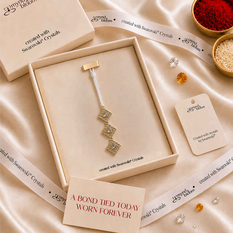 Created with Swarovski Crystals | The Diamond Dangle | Carat Gold Plating Created with Swarovski Crystals | The Diamond Dangle | Carat Gold Plating