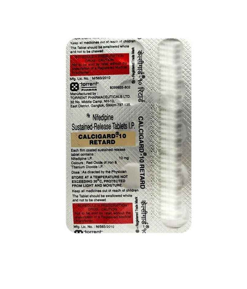 Calcigard-10 Retard Tablet SR