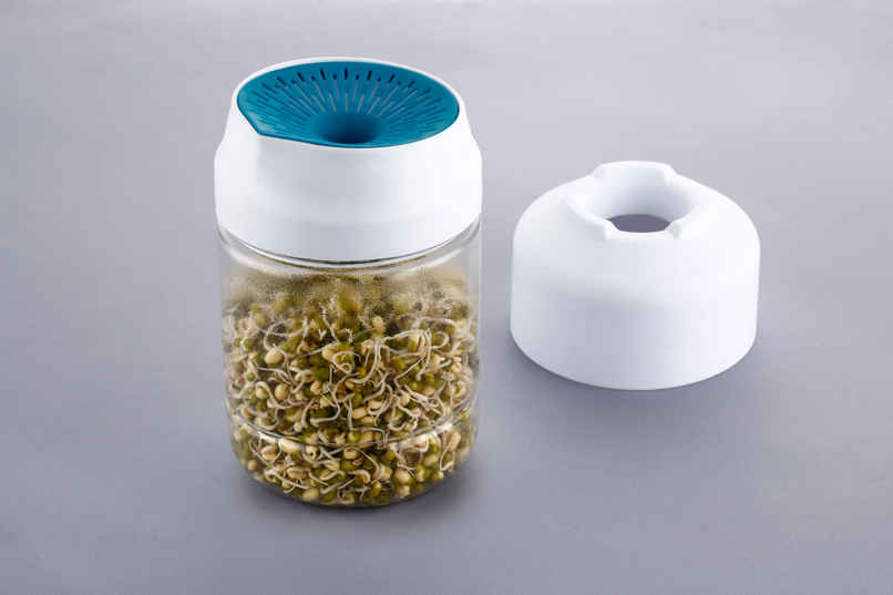 2Mech Sprout Maker Jar with Ventilation Stand