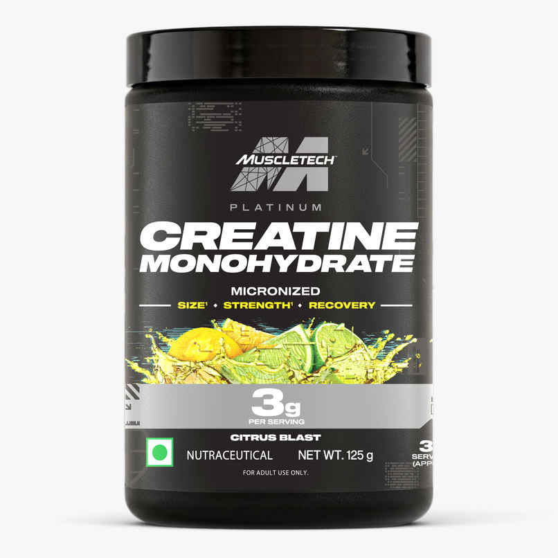 Muscletech Platinum Creatine Monohydrate Micronized Powder Citrus Blast | 83 Servings