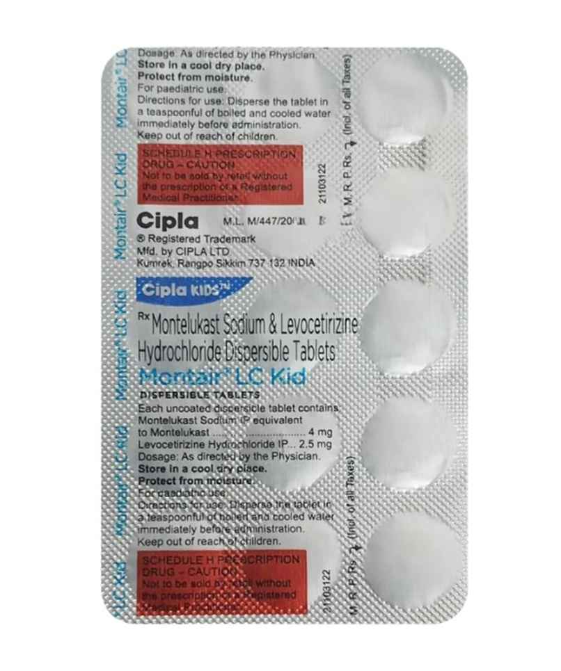 Montair LC Kid Dispersible Tablet 
