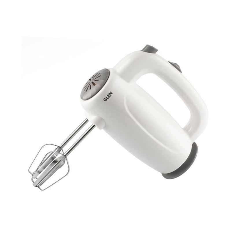 Glen Electric Hand Mixer 125 W 2 Beaters With 5 Speed Settings - White (4059)