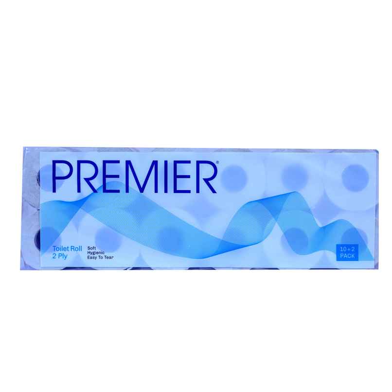 Premier Toilet Roll 10 in 1 | 160 pulls | 2 ply Premier Toilet Roll 10 in 1 | 160 pulls | 2 ply