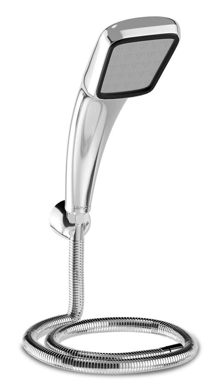 Lorazzo Luxe Hand Shower Set with 1.5 Meter Hose Pipe | SS 304) and Wall Hook
