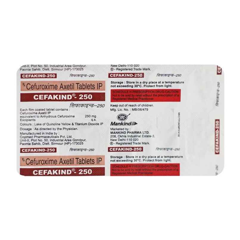 Cefakind-250 Tablet