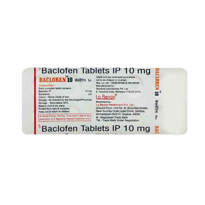 Bacloren 10 Tablet