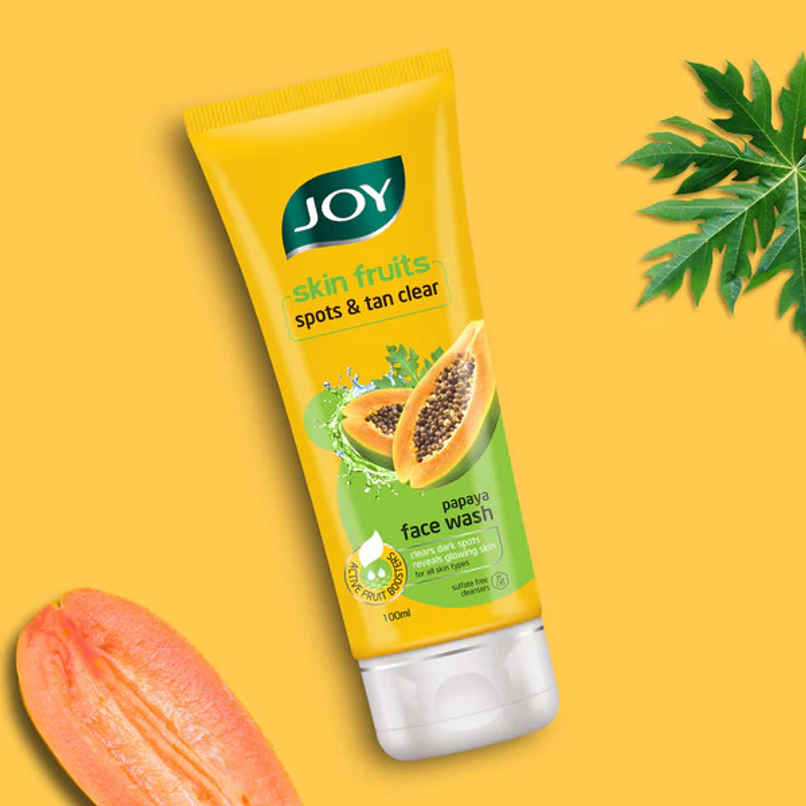 Joy Skin Fruits Spots & Tan Clear Papaya Face Wash Joy Skin Fruits Spots & Tan Clear Papaya Face Wash