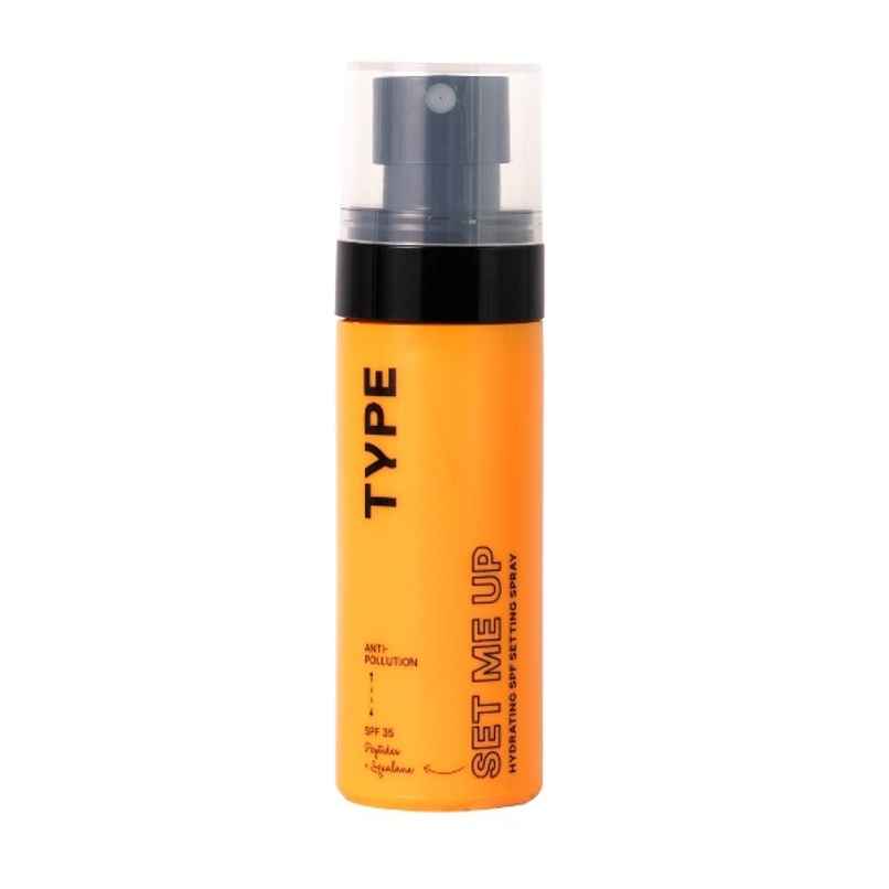 Type Beauty Inc Hydrating Setting Spray | SPF 35 PA+++ Face Makeup | 12Hr Wear For Dry Skin