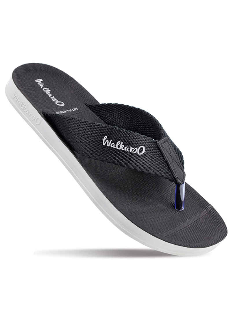 Walkaroo Men's Daily Wear Comfort Sandals - WG5002 Black | UK9 Walkaroo Men's Daily Wear Comfort Sandals - WG5002 Black | UK9