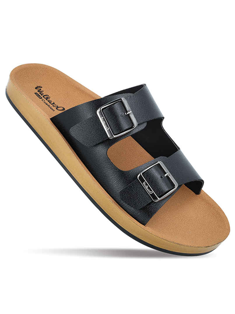 Walkaroo Men's Daily Wear Sandals - WE1333 Black UK10