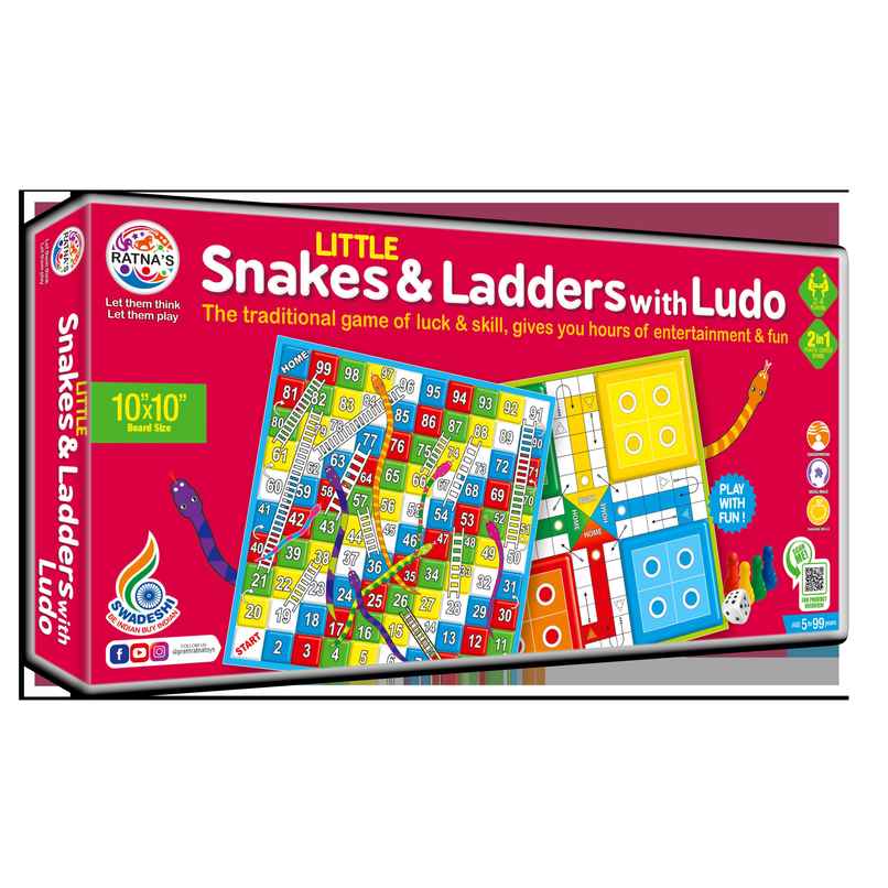 Ratna's Little Snake & Ladder, Ludo | 5+ Years
