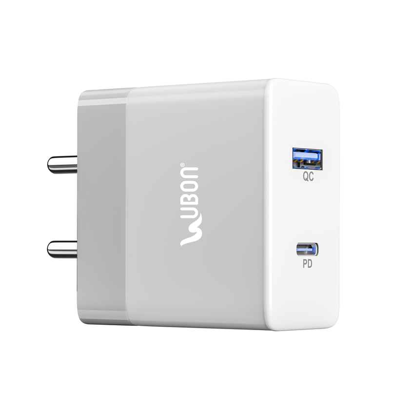 UBON 25W QC+PD Fast Charging | Dual Ports Charger UBON 25W QC+PD Fast Charging | Dual Ports Charger
