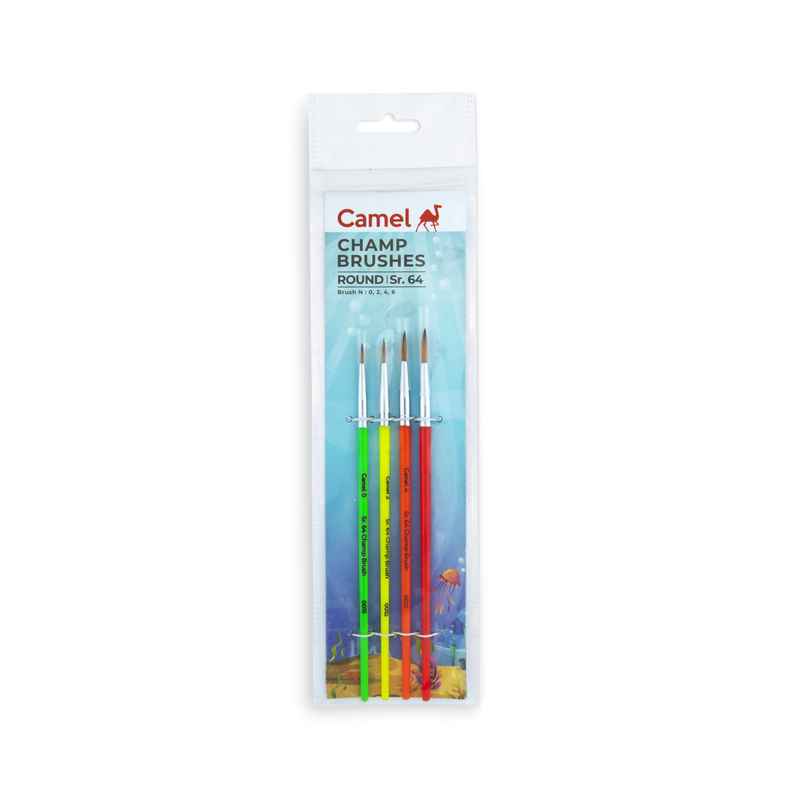 Camel Champ Round Brush Pack Of 4