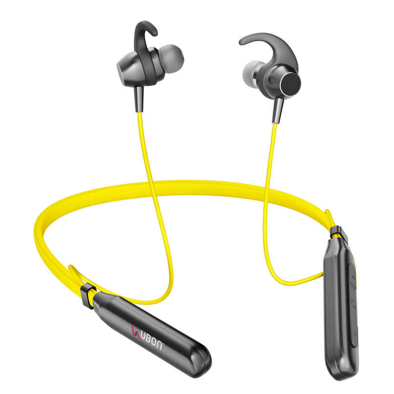 UBON Bluetooth Neckband | 40Hrs Playback Time | Fast Charging | Magnetic Earbuds | 40dB ENC | BT5200 UBON Bluetooth Neckband | 40Hrs Playback Time | Fast Charging | Magnetic Earbuds | 40dB ENC | BT5200