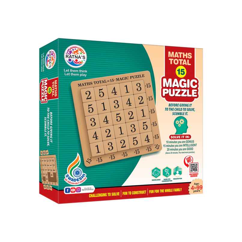Ratna's Magic Puzzle - 15 | Assorted