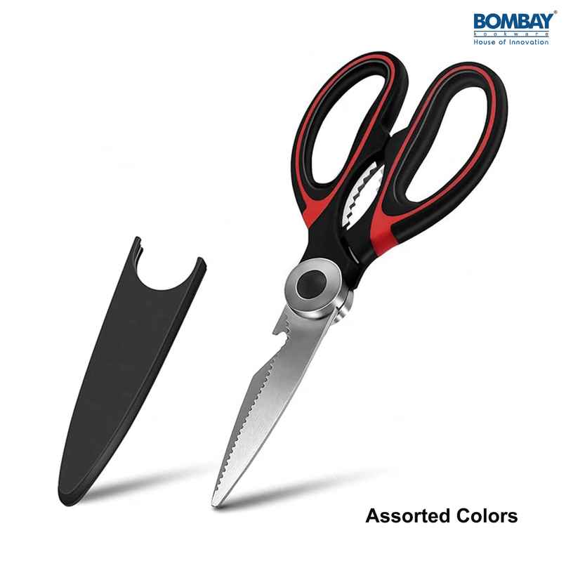 Kitchen Scissor for General Use | Stainless Steel Multi-Function Scissor | Assorted
