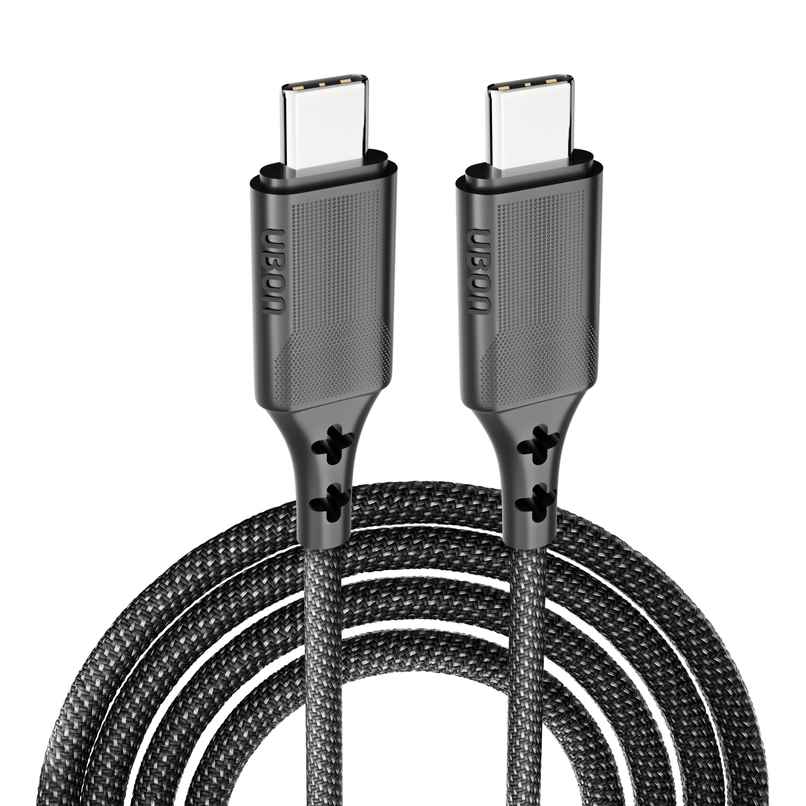 UBON 2mtr 65W Fast charging Type C to C Braided Cable