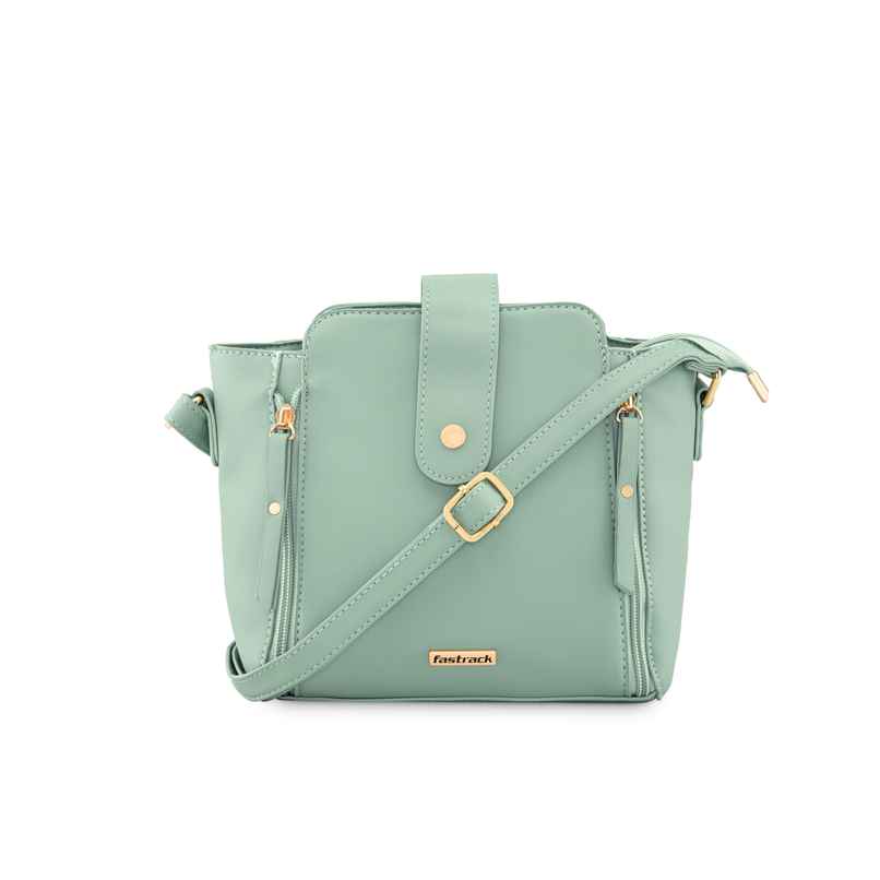 Fastrack Women's Structured Sling Bag | Turqoise