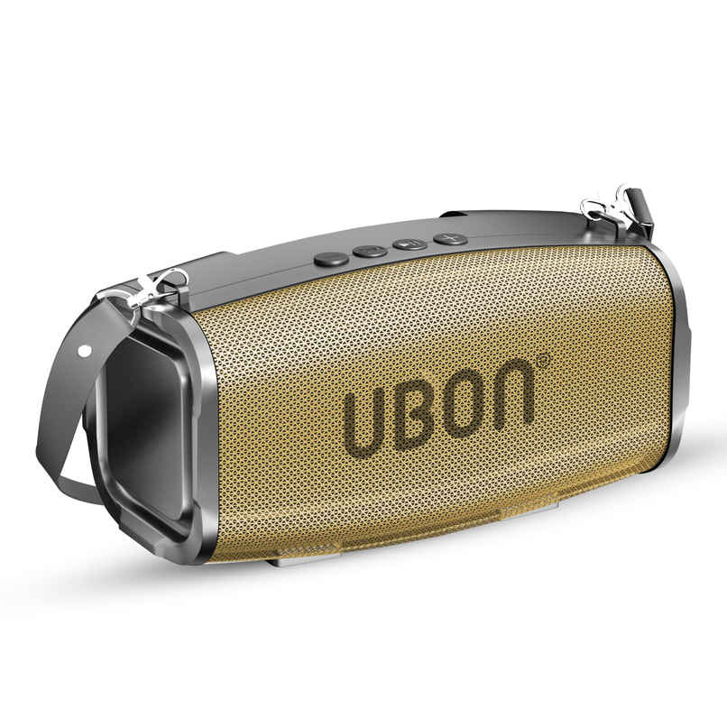 UBON Shahenshah 20W Bluetooth Speaker with Upto 10 Hrs Playtime, 2000 mAh Battery, RGB lights, BT V5.3 (Gold) UBON Shahenshah 20W Bluetooth Speaker with Upto 10 Hrs Playtime, 2000 mAh Battery, RGB lights, BT V5.3 (Gold)