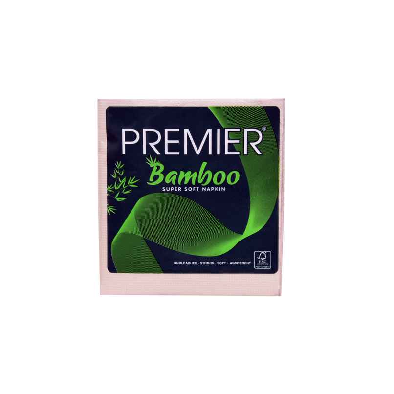 Premier Bamboo Super Soft Napkin 2 Ply 50 Pulls Premier Bamboo Super Soft Napkin 2 Ply 50 Pulls