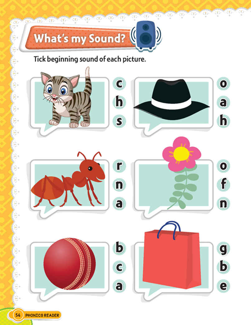 Dreamland Phonics Reader Book 1 for Kids Age 3 to 10