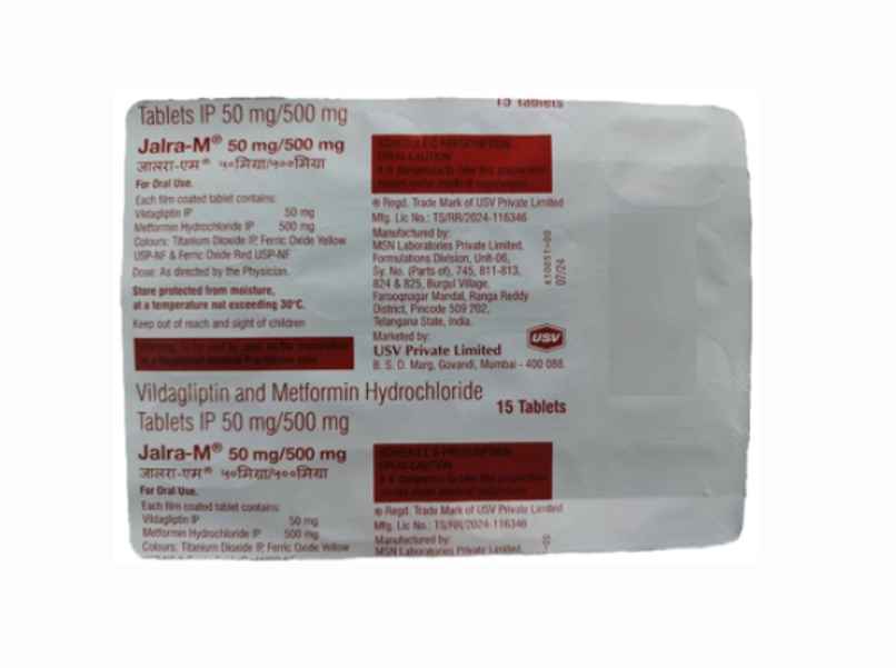Jalra-M 50mg/500mg Tablet Jalra-M 50mg/500mg Tablet