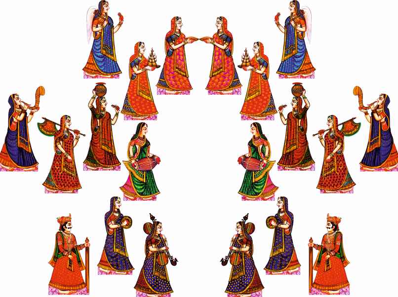 Divine Vibes Gopi Icons MDF Set
