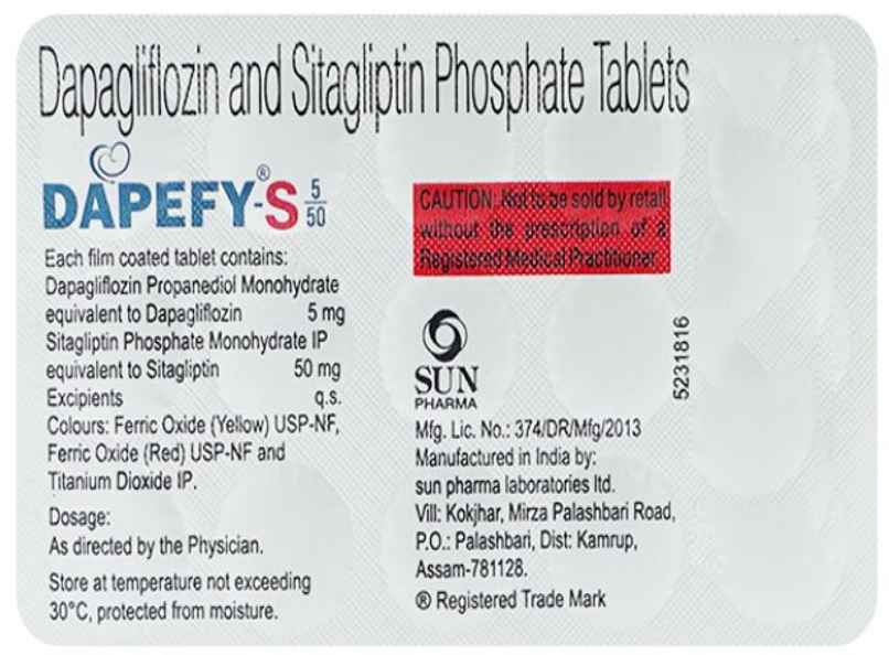 Dapefy-S 5/50 Tablet