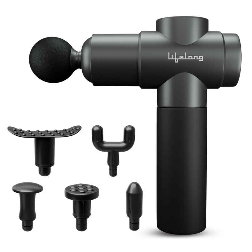 Lifelong Percussion Massage Gun | Full Body Pain Relief | Rechargeable | 6 Heads | Portable Lifelong Percussion Massage Gun | Full Body Pain Relief | Rechargeable | 6 Heads | Portable