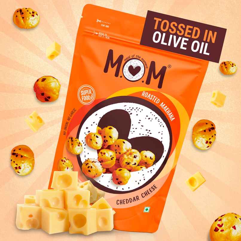 MOM Cheddar Cheese Roasted Makhana