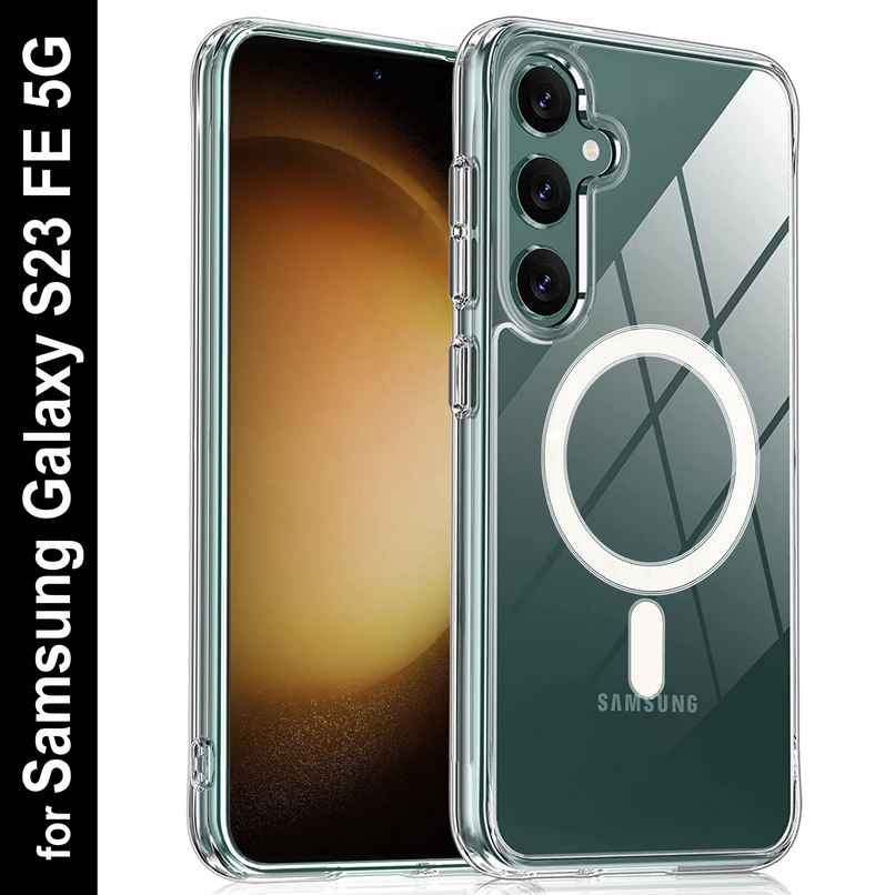 Zapcase Back Cover For Samsung Galaxy S23 Fe 5G (MagSafe-Clear)