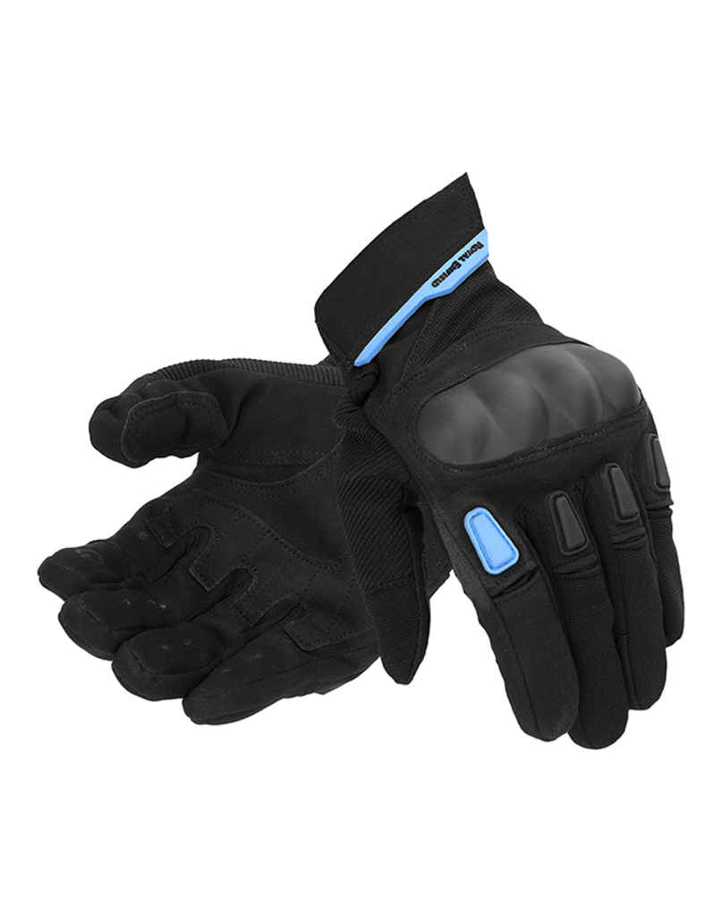 Royal Enfield Kommuter Gloves | Black & Blue