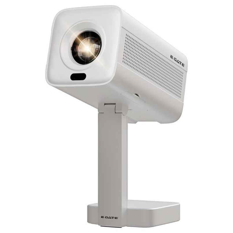 E GATE Atom 4X 4K Projector, Native 1080p, 400 ISO, Android, Live TV, WiFi 6, HDR