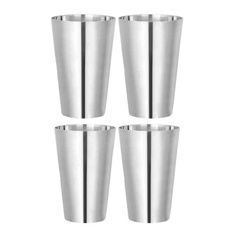 BAY6 Steel Plain Glass 7 Inch | 4 Piece
