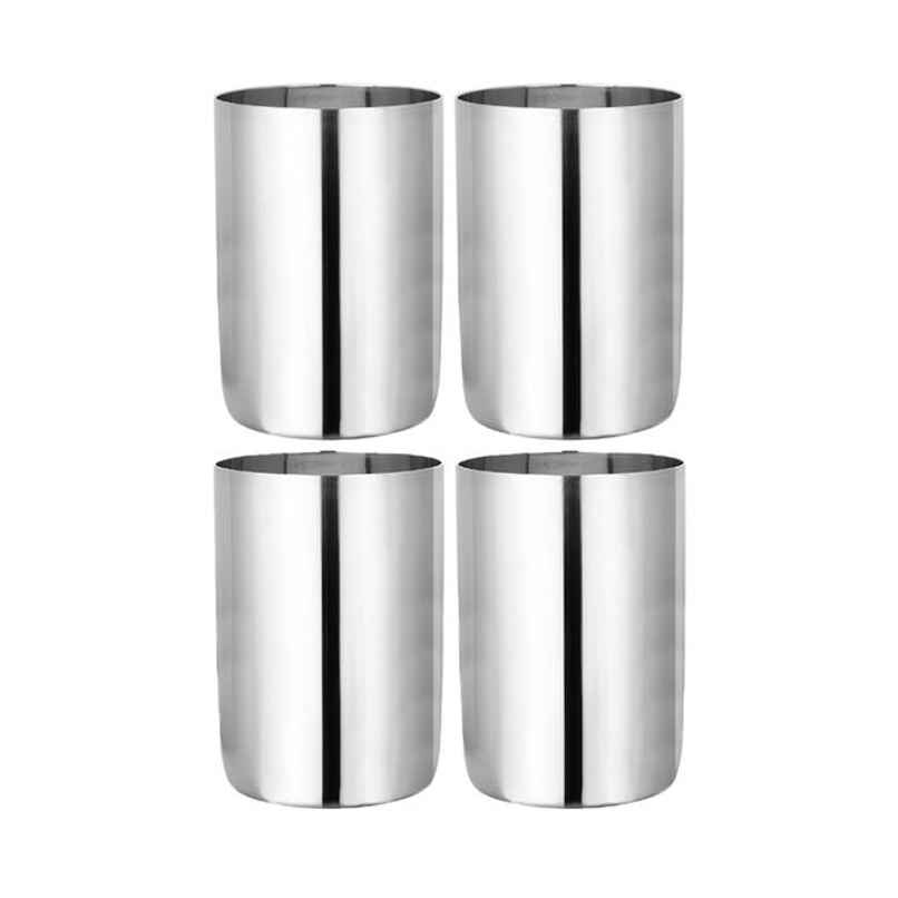 BAY6 Steel Amrapalli Glass Set | 300 ml | 4 Piece